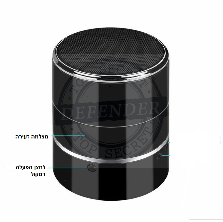 מצלמת WIFI זעירה נסתרת ברמקול בלוטוס BT900
