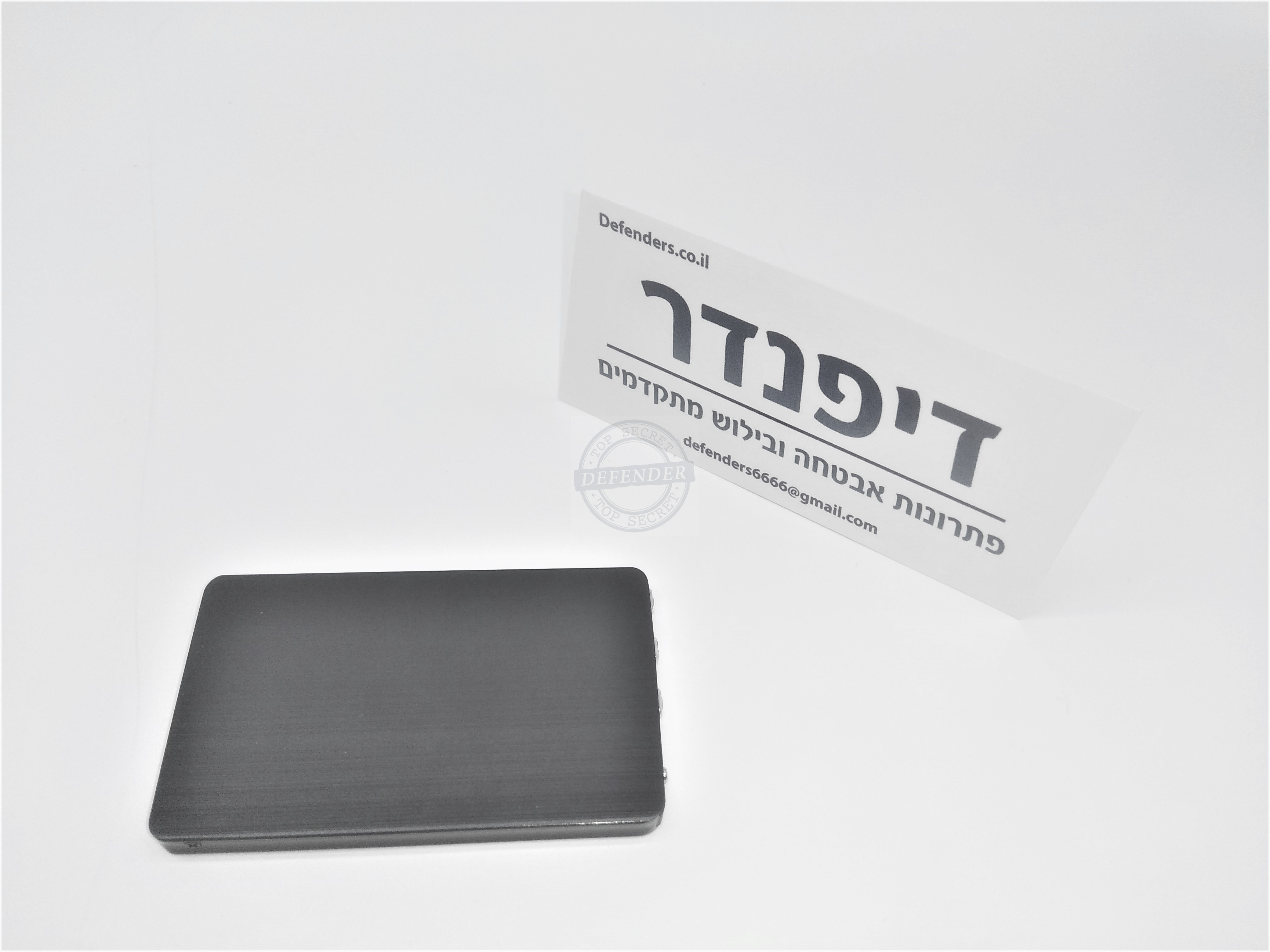 מכשיר הקלטה זעיר נסתר בדמוי כרטיס אשראי CCR606
