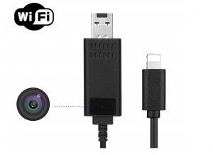 מצלמה נסתרת WIFI סמויה בכבל טעינה לטלפונים ניידים CVR886